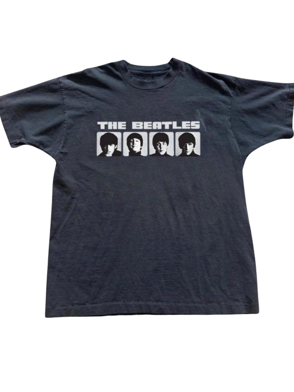 Gildan Black Beatles Graphic Crewneck T-Shirt